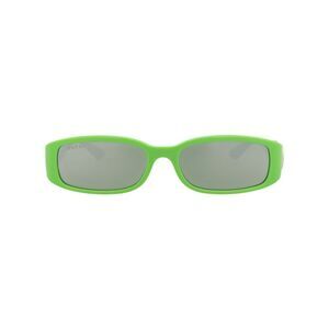 Gucci Square-Frame Injection Sunglasses Green Womens